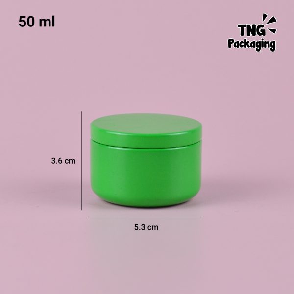 Jar Aluminium Hijau Mini - 50 ml - Image 6