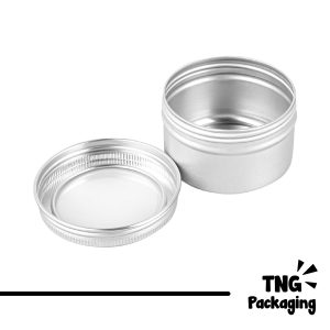 Jar Aluminium Tutup Transparan - 200 ml