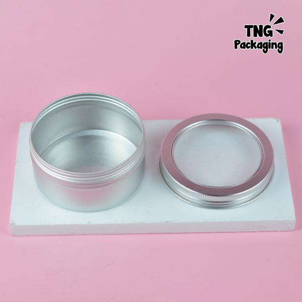 Jar Aluminium Tutup Transparan - 200 ml - Image 5