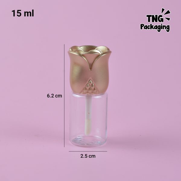 Wadah Lipcare Tutup Mawar - 15 ml - Image 4