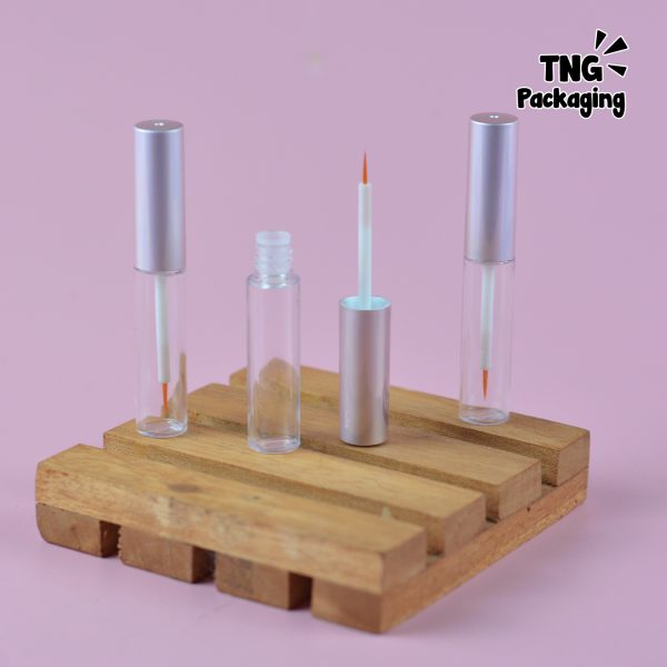 Wadah Makeup + Kuas Bening - 4 ml - Image 3