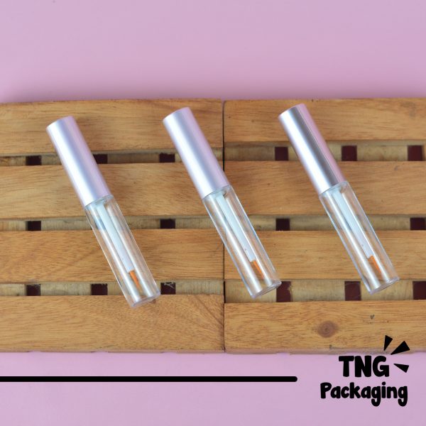 Wadah Makeup + Kuas Bening - 4 ml - Image 2