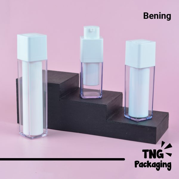 Botol Airless Spray Nautica Bening - 15ml 30ml 50ml - Image 2