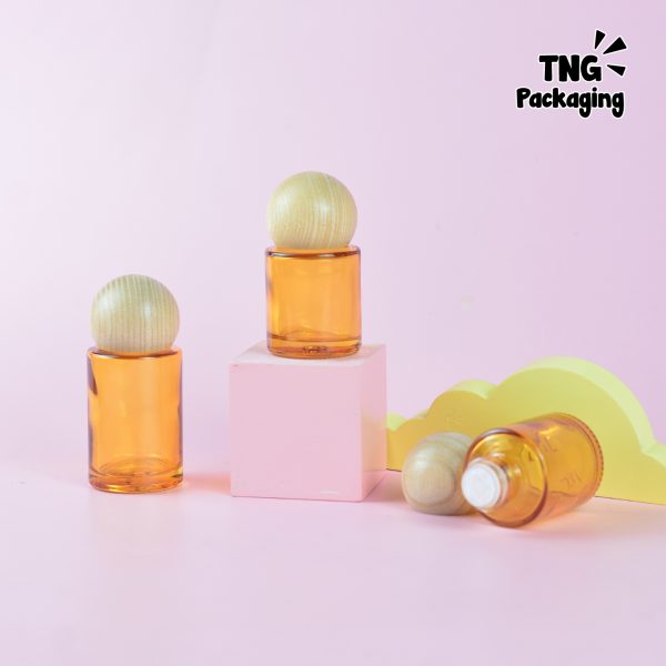Botol Dropper Orange Tutup Kayu - 20ml 30ml - Image 6