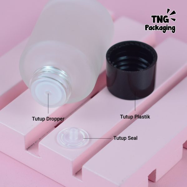 Botol Kaca Dropper Buram - 20 ml - Image 3