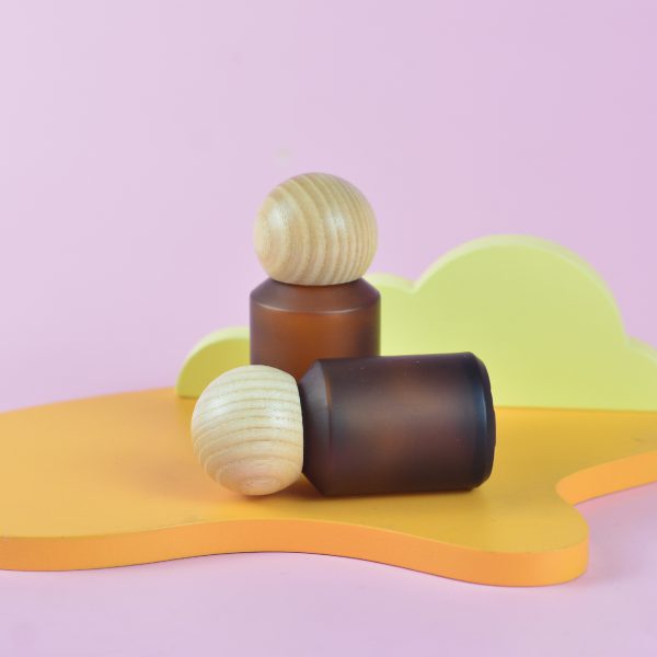 Botol Dropper Amber Tutup Kayu - 30 ml - Image 4