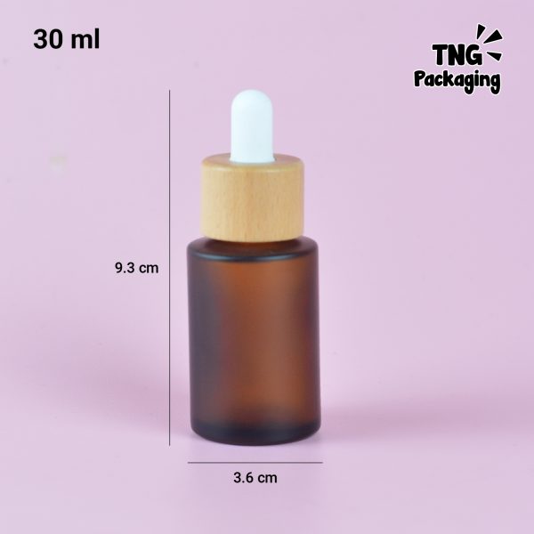 Botol Kaca Amber Leher Lurus - 30 ml - Image 6