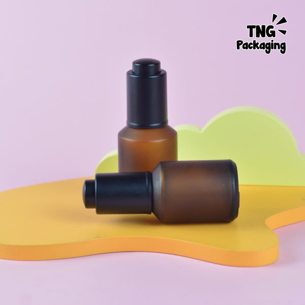 Botol Kaca Amber Tutup Tekan - 30 ml - Image 4