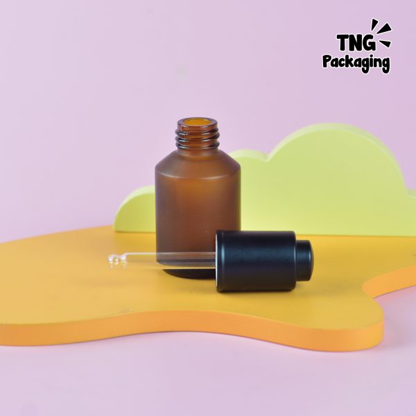 Botol Kaca Amber Tutup Tekan - 30 ml - Image 5