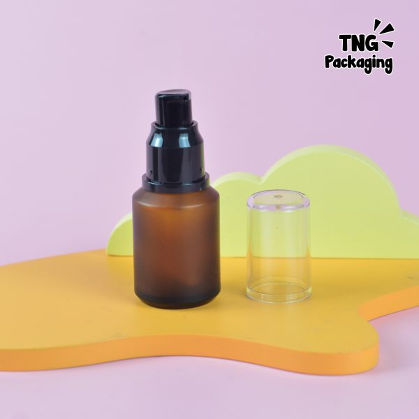 Botol Kaca Amber Pump - 30 ml - Image 5