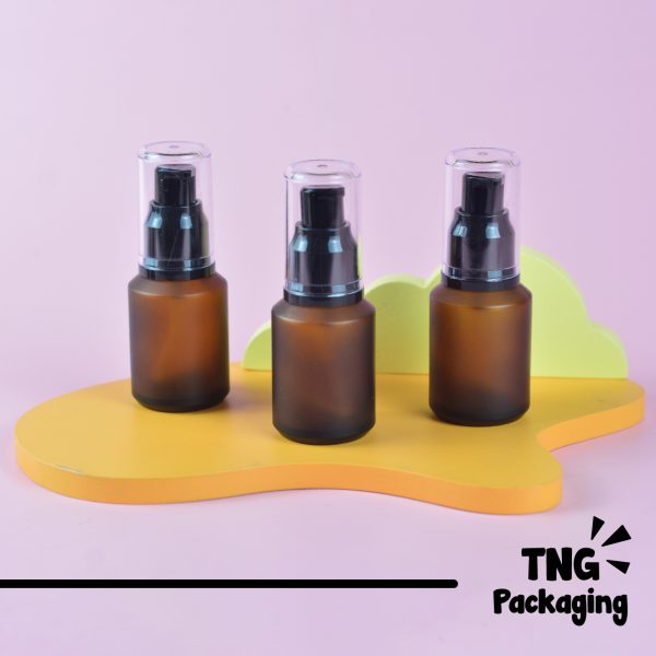 Botol Kaca Amber Pump - 30 ml - Image 2