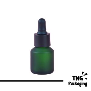 Botol Pipet Mini Kaca Hijau - 15 ml