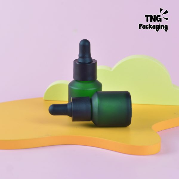 Botol Pipet Mini Kaca Hijau - 15 ml - Image 4