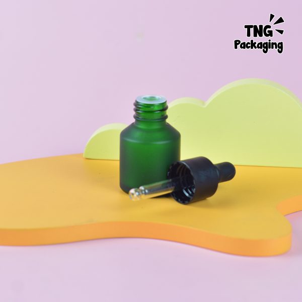 Botol Pipet Mini Kaca Hijau - 15 ml - Image 5