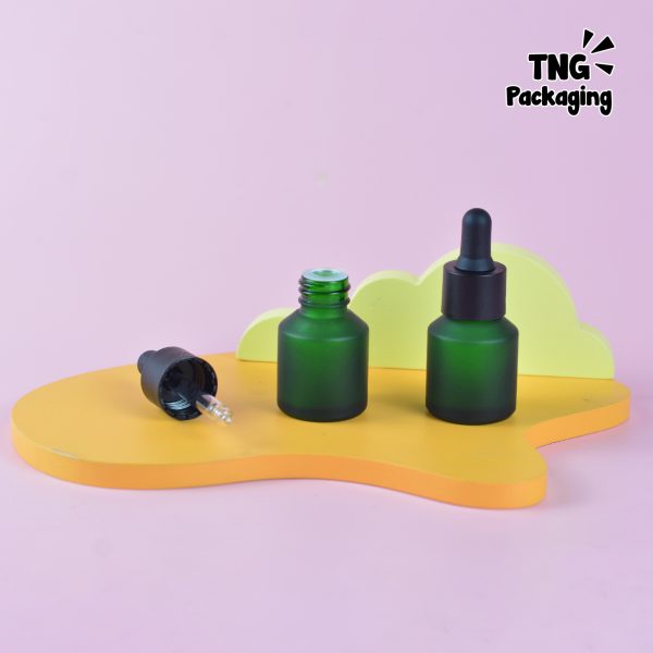 Botol Pipet Mini Kaca Hijau - 15 ml - Image 6