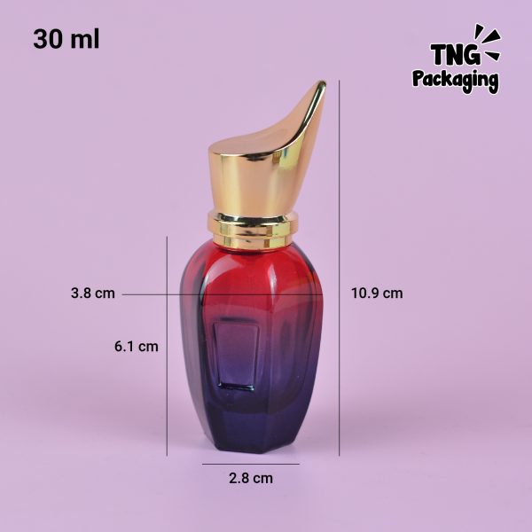 Botol Parfum Tutup Unik Gradasi - 30 ml - Image 9