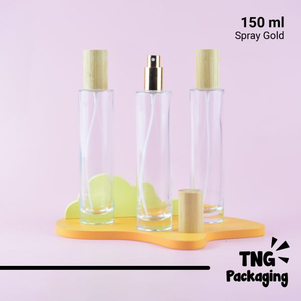Botol Kaca Spray Gold - 150 ml - Image 2