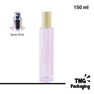 Botol Kaca Spray Silver - 150 ml