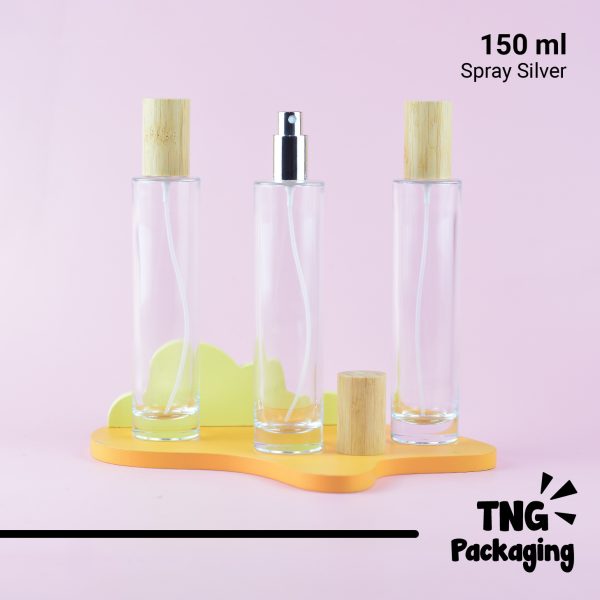 Botol Kaca Spray Silver - 150 ml - Image 2