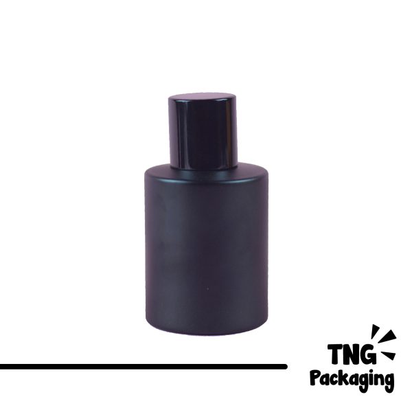 [SEMI PRESS] Botol Parfum Hitam Tutup Tabung - 50 ml