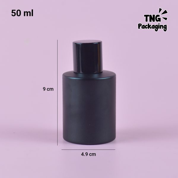 [SEMI PRESS] Botol Parfum Hitam Tutup Tabung - 50 ml - Image 6