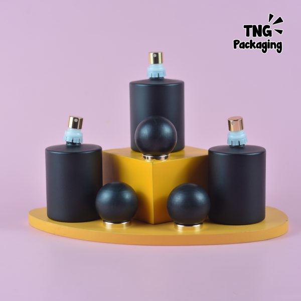 [SEMI PRESS] Botol Parfum Hitam Tutup Kayu - 50 ml - Image 3