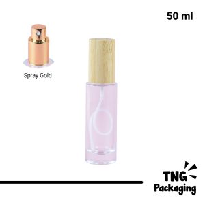 Botol Kaca Spray Gold - 50 ml