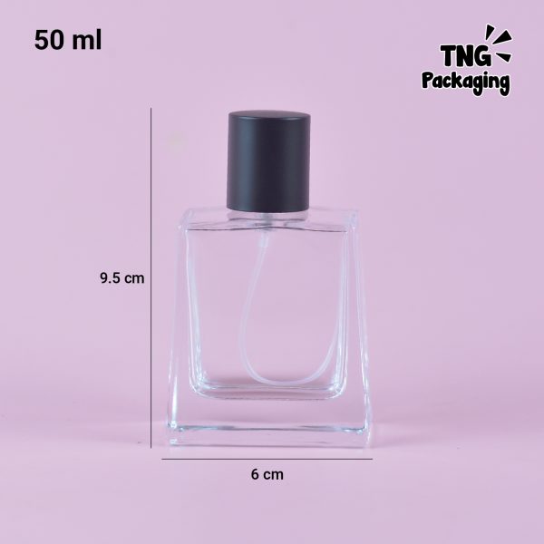 [SEMI PRESS] Botol Parfum Kotak Bening - 50 ml - Image 6