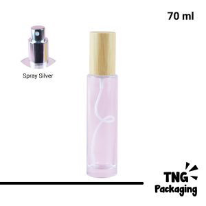 Botol Kaca Spray Silver - 70 ml