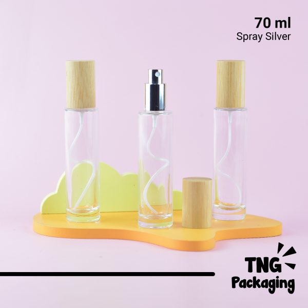 Botol Kaca Spray Silver - 70 ml - Image 2