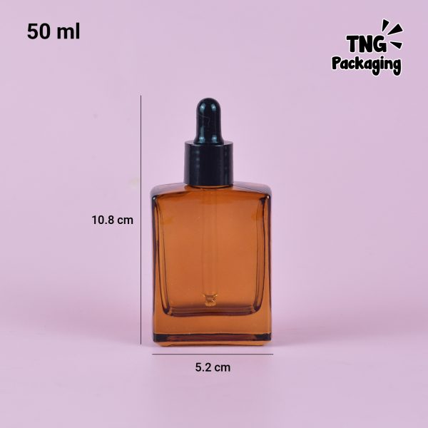 Botol Pipet Kaca Amber Kotak - 30ml 50ml 100ml - Image 5