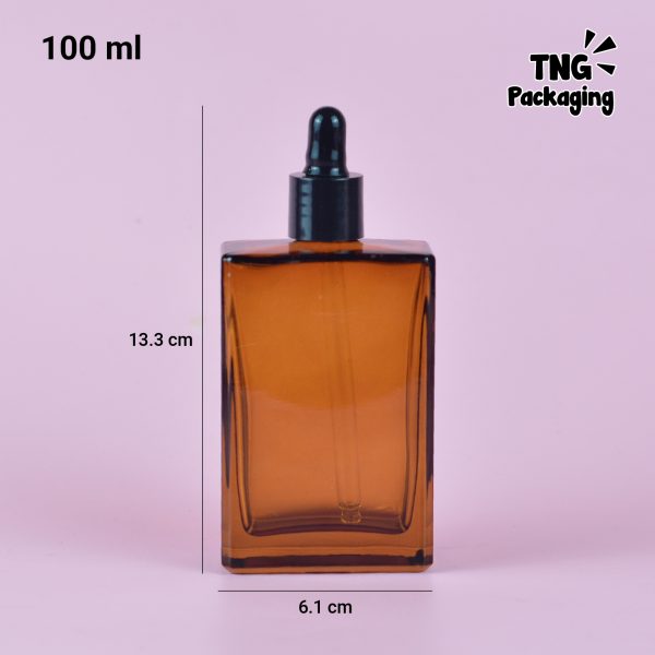 Botol Pipet Kaca Amber Kotak - 30ml 50ml 100ml - Image 6