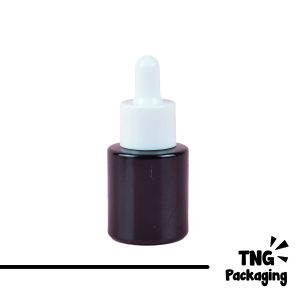 Botol Pipet Hitam Karet Putih - 20 ml