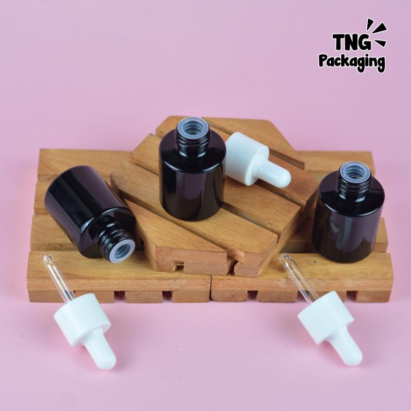 Botol Pipet Hitam Karet Putih - 20 ml - Image 3