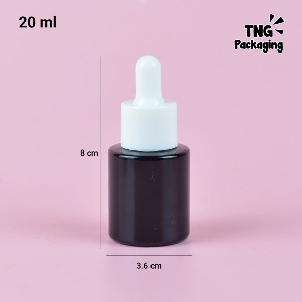 Botol Pipet Hitam Karet Putih - 20 ml - Image 6