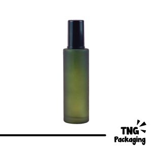 Botol Kaca Hijau Pump Hitam - 100 ml