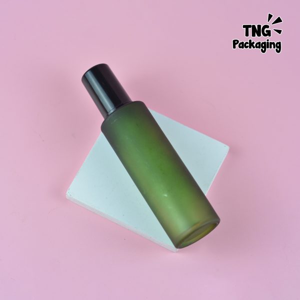 Botol Kaca Hijau Pump Hitam - 100 ml - Image 5