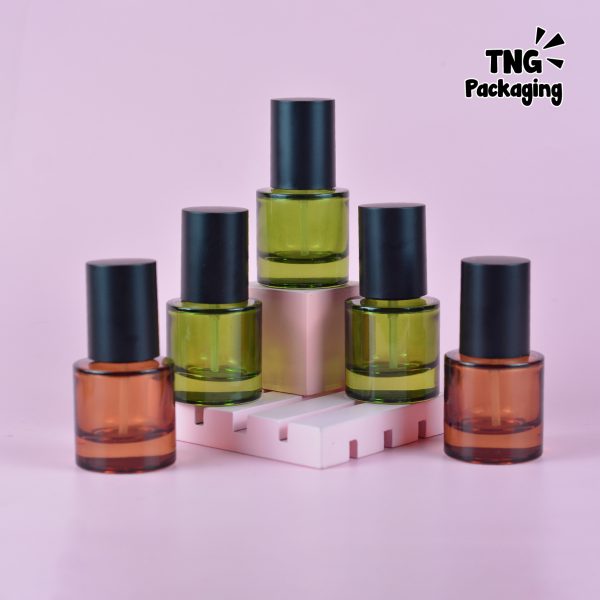 Botol Kaca Pump Amber Hijau - 30 ml - Image 3