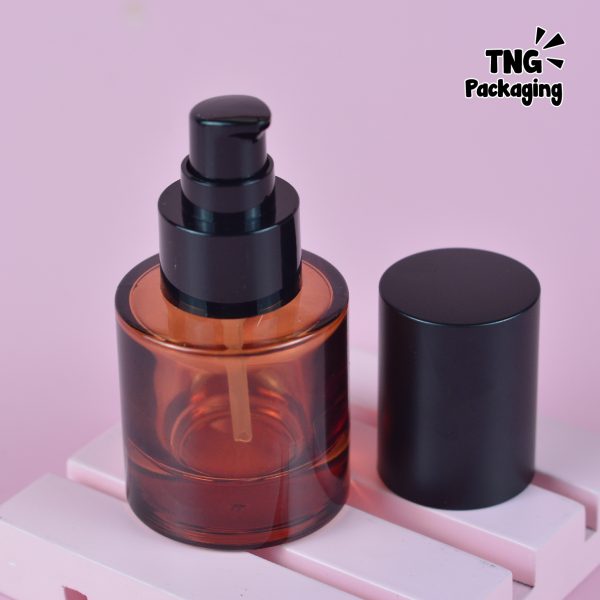Botol Kaca Pump Amber Hijau - 30 ml - Image 5