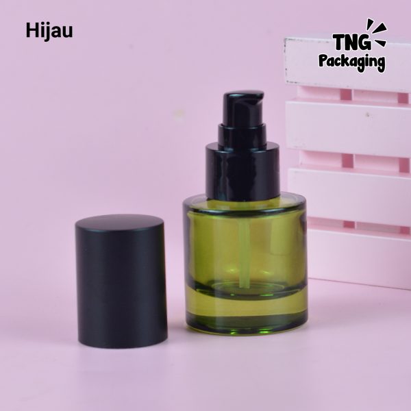 Botol Kaca Pump Amber Hijau - 30 ml - Image 8