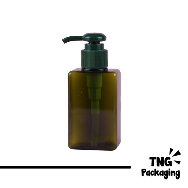Botol Pump Plastik Kotak - 100 ml