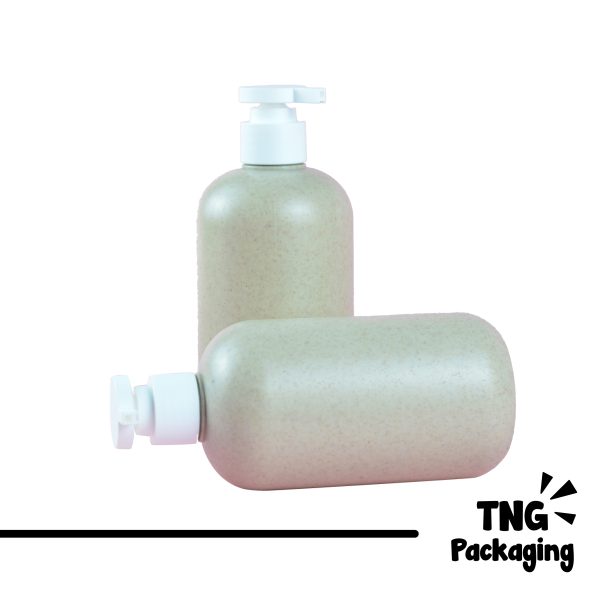 Botol Pump Semi Daur Ulang - 500 ml