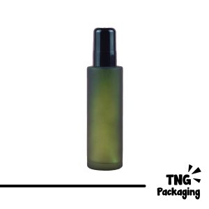 Botol Kaca Hijau Spray Hitam - 100 ml