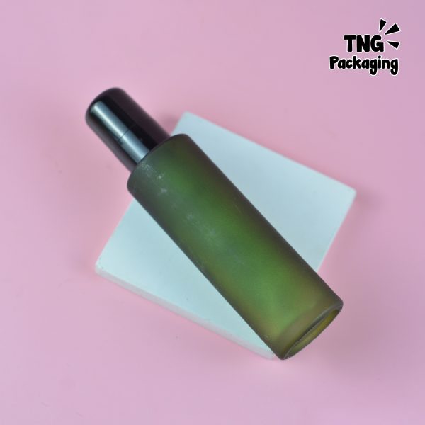 Botol Kaca Hijau Spray Hitam - 100 ml - Image 5