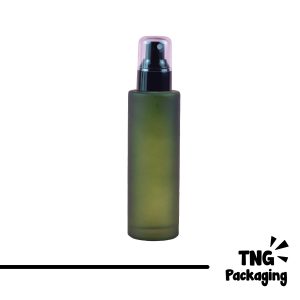 Botol Kaca Hijau Spray Hitam Bening - 100 ml