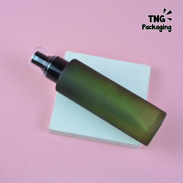 Botol Kaca Hijau Spray Hitam Bening - 100 ml - Image 5