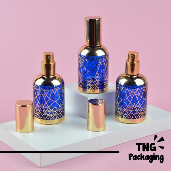 Botol Parfum Gold Biru - 30 ml - Image 2