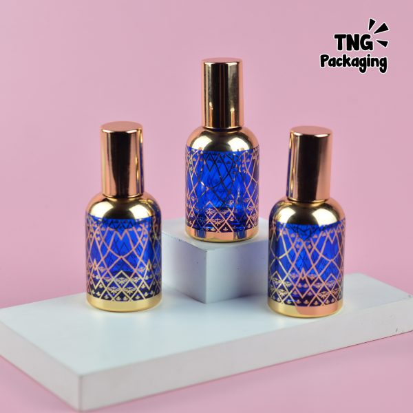 Botol Parfum Gold Biru - 30 ml - Image 3
