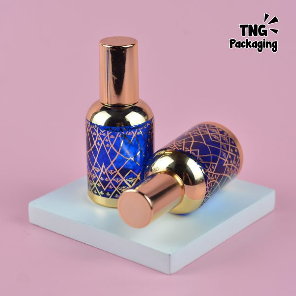 Botol Parfum Gold Biru - 30 ml - Image 4