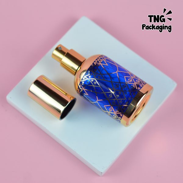 Botol Parfum Gold Biru - 30 ml - Image 5